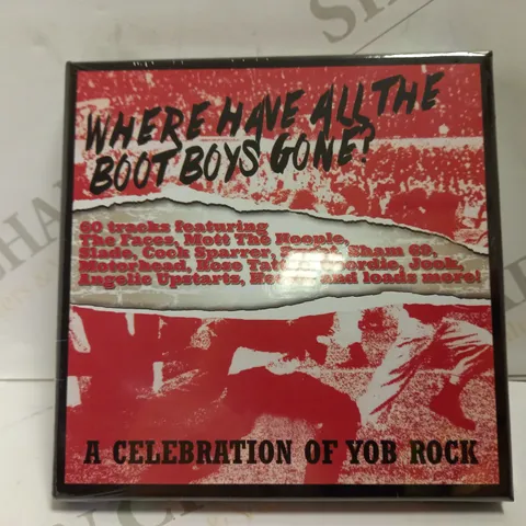 SEALED WHERE HAVE ALL THE BOOTBOYS GONE? A CELEBRATION OF YOB ROCK, 3CD CLAMSHELL BOX