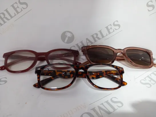 HUMMINGBIRD SUNGLASSES & READERS - GREY AND BROWN/RED