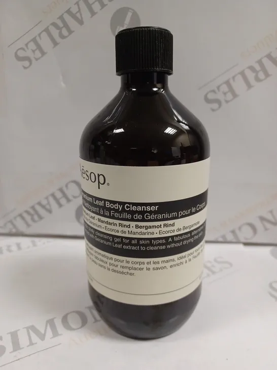 AESOP GERANIUM LEAF BODY CLEANSER - 500ML 