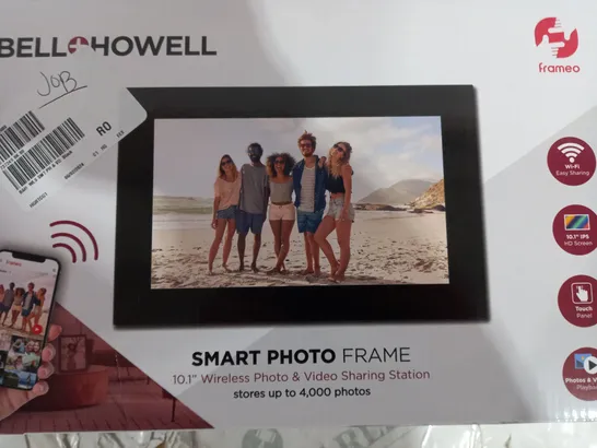 BOXED BELL & HOWELL SMART PHOTO FRAME 10.1-INCH IN BLACK BHDPF101