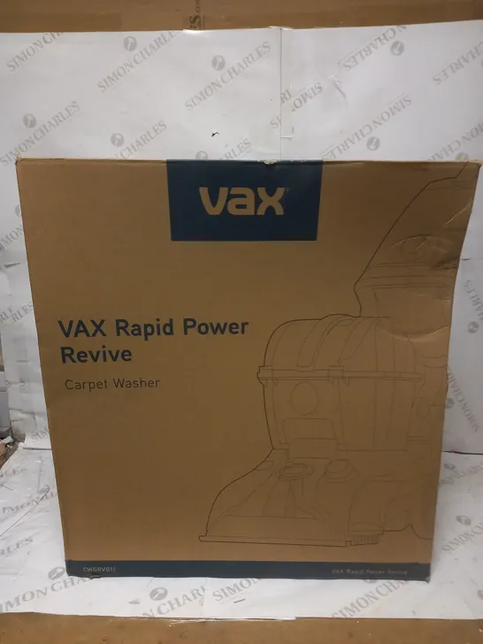 VAX RAPID POWER REVIVE CARPET CLEANER  RRP £230