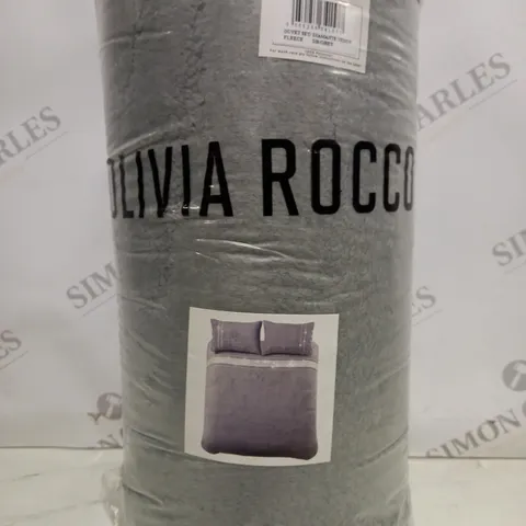 OLIVIA ROCCO DUVET SET IN GREY - DOUBLE