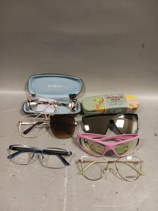 APPROXIMATELY 15 ASSORTED GLASSES/SUNGLASSES IN VARIOUS DESIGNS 