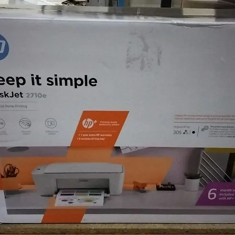 HP KEEP IT SIMPLE DESKJET 2710E PRINTER