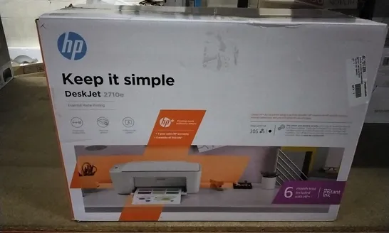 HP KEEP IT SIMPLE DESKJET 2710E PRINTER