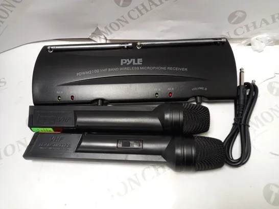 PYLE PDWM2100 PROFESSIONAL DUAL VHF WIRELESS HANDHELD MICROPHONE SYSTEM