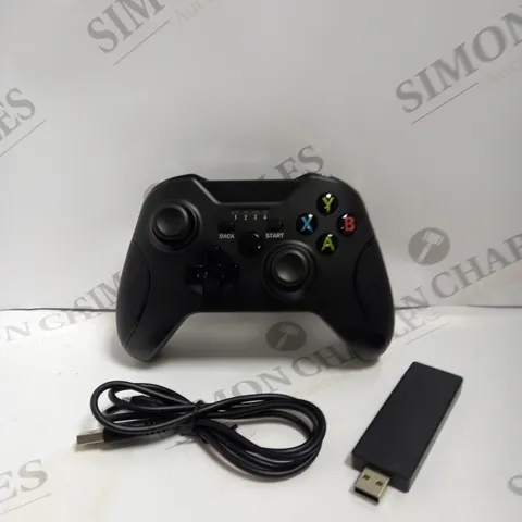 BOXED UNBRANDED GAMING CONTROLLER BLACK 