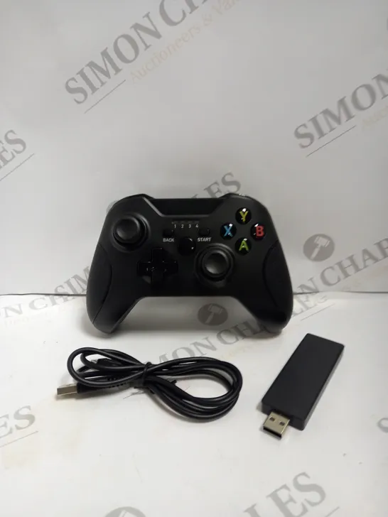 BOXED UNBRANDED GAMING CONTROLLER BLACK 