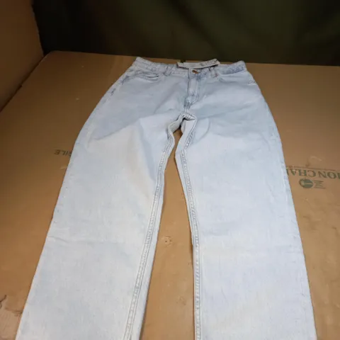 ZARA LIGHT BLUE DENIM JEANS SIZE UK 12 