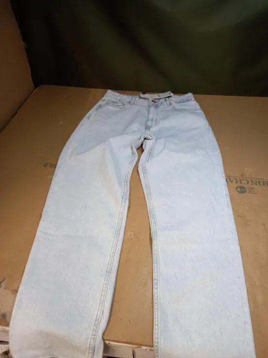 ZARA LIGHT BLUE DENIM JEANS SIZE UK 12 