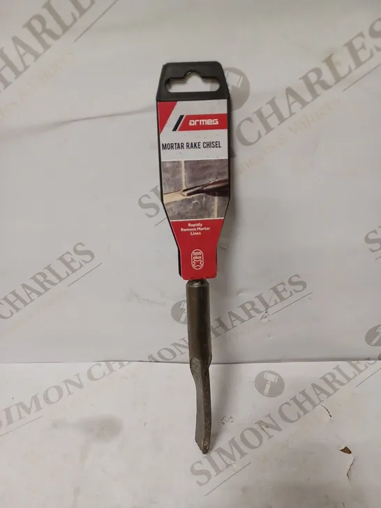 ARMEG G175B4MRC6 175MM CARBIDE TIPPED SDS PLUS MORTAR RAKING CHISEL