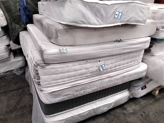 PALLET OF APPROXIMATELY 8 ASSORTED UNBAGGED MATTRESSES 