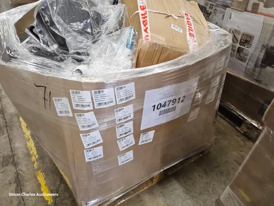 PALLET OF APPROXIMATELY 23 UNPROCESSED RAW RETURN HOUSEHOLD AND ELECTRICAL GOODS TO INCLUDE;