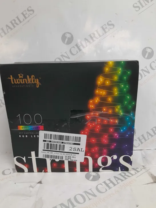 BOXED TWINKLY 100 LIGHTS RGB