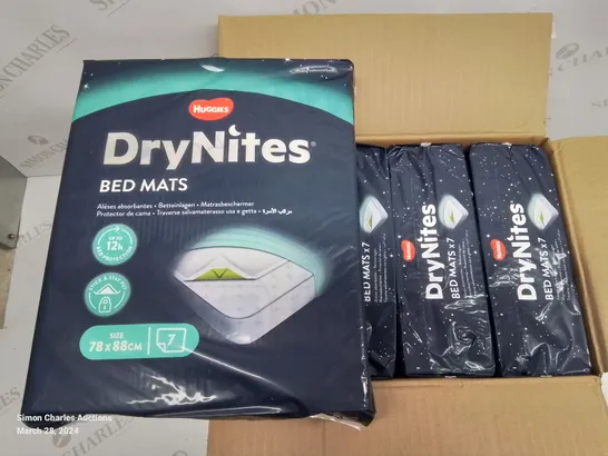 BRAND NEW BOXED HUGGIES 4-PACK OF DRYNITES BED MATS 