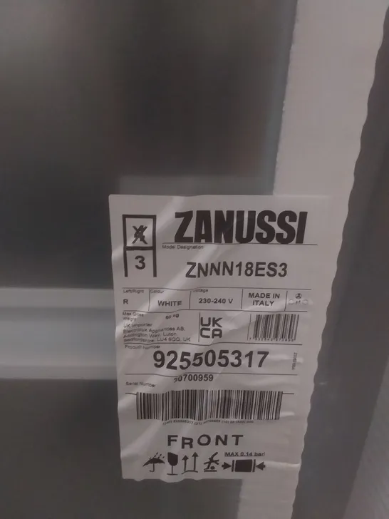 ZANUSSI ZNNN18ES3 FRIDGE FREEZER RRP £734.00