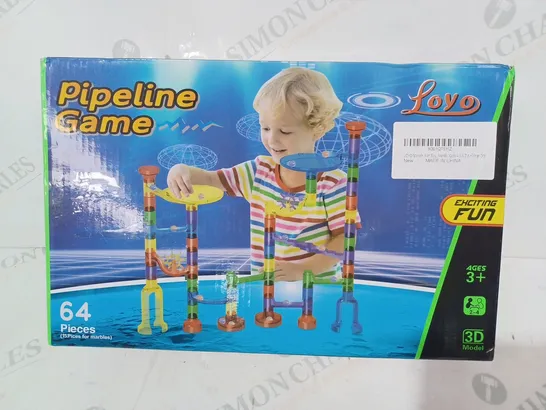 BOXED LOYO MARBLE RUN PIPELINE GAME