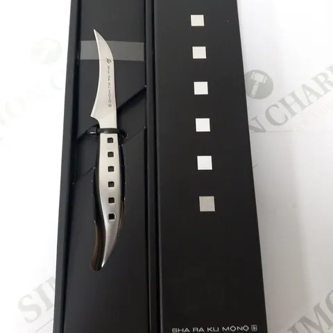 BRAND NEW BOXED SHA RA KU MONO MOLYBDENUM VANADIUM STEEL FJS-19 7CM PEELING KNIFE