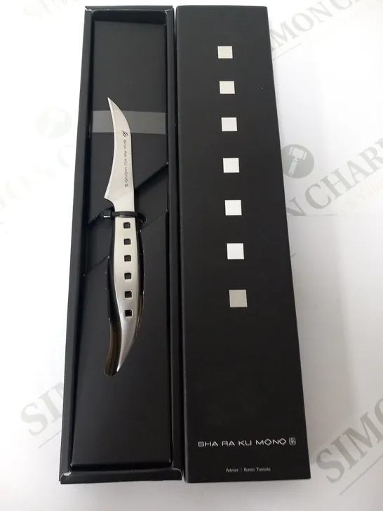 BRAND NEW BOXED SHA RA KU MONO MOLYBDENUM VANADIUM STEEL FJS-19 7CM PEELING KNIFE