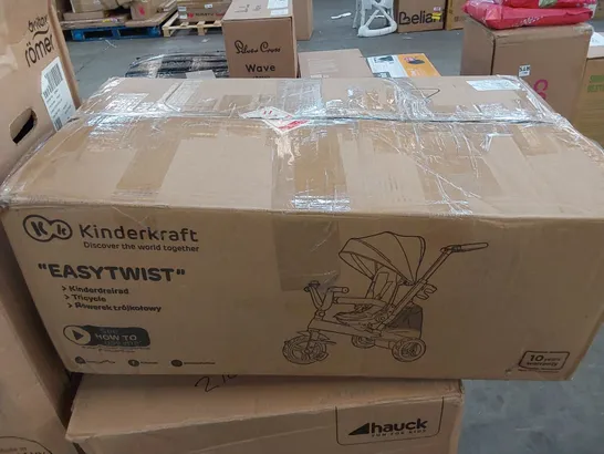 BOXED KINDERKRAFT EASY TWIST TRICYCLE - GREEN (1 BOX)