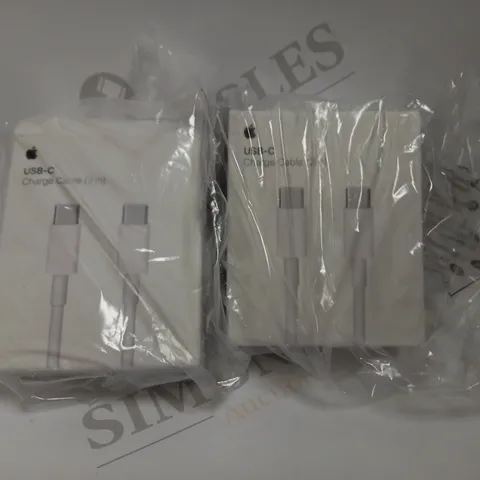 LOT OF APPROXIMATELY 24 APPLE USB-C CHARGING CABLES