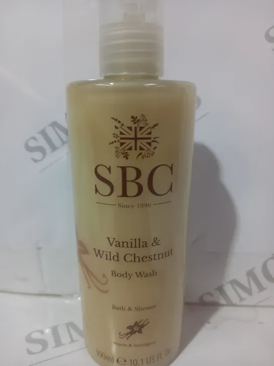 SBC VANILLA & WILD CHESTNUT BODY WASH (300ML)