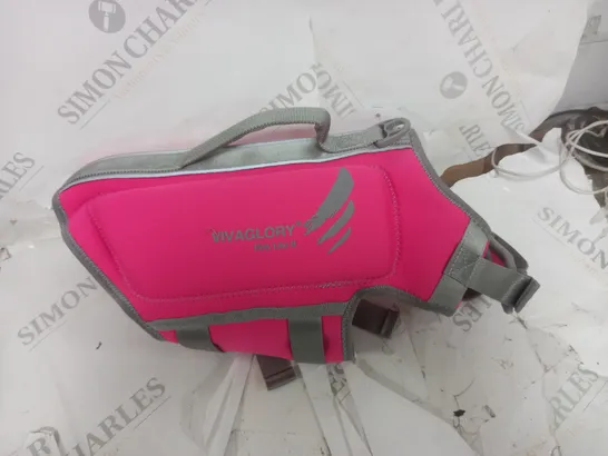 VIVAGLORY DOG LIFE JACKET PINK