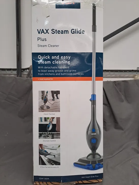 BOXED VAX STEAMGLIDE PLUS STEAM CLEANER 