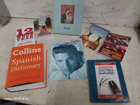 CAGE OF ASSORTED BOOKS, INCLUDING, ROY OF ROVERS ALBUM 1987, HARRY POTTER PHILOSOPHERS STONE, ATLAS OF SECOND WORLD WAR, COOKERY & LIFESTYLE BOOKS, CHILDRENS BOOKS, NOVELS. 