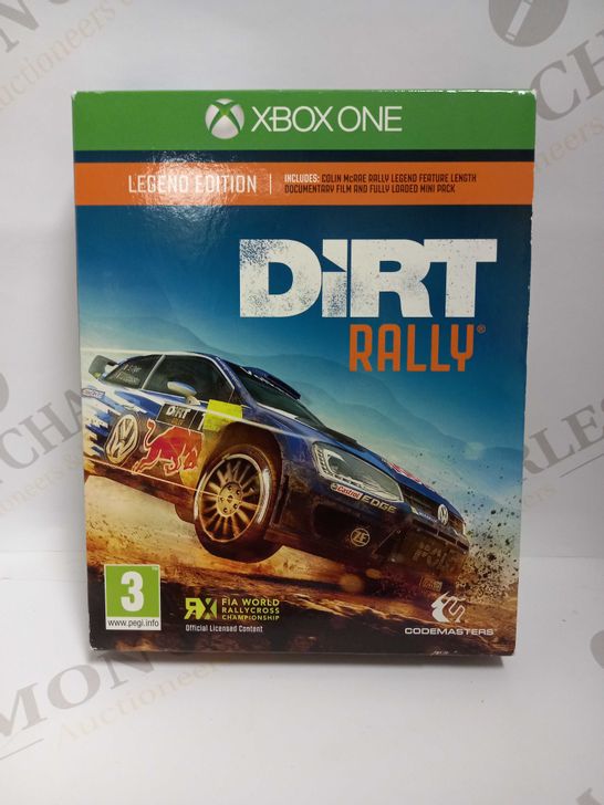 DIRT RALLY XBOX ONE GAME LEGEND EDITION WITH COLIN MCRAE DOCUMENTARY FILM BLU-RAY