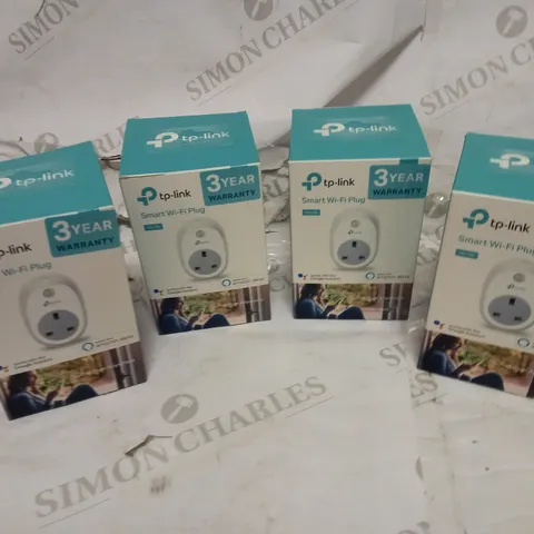 4X TP LINK SMART WI-FI PLUG HS100