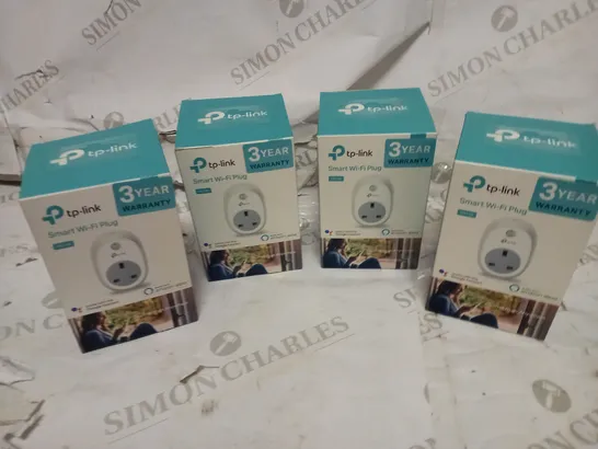 4X TP LINK SMART WI-FI PLUG HS100