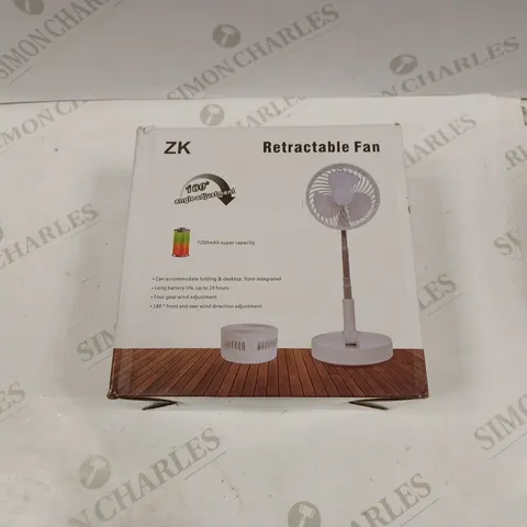 ZK RETRACTABLE FAN 180 ANGLE ADJUSTMENT