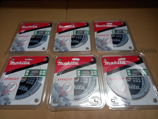 LOT OF 6 MAKITA B-57320 CORDLESS SAW BLADES