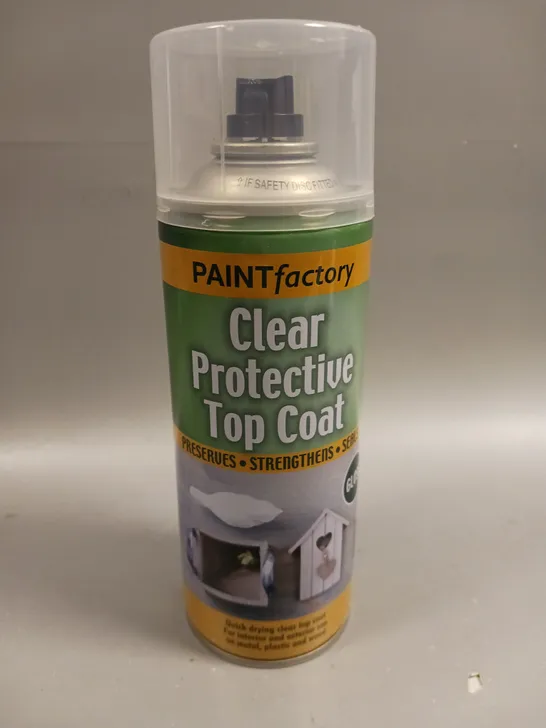 12 X PAINT FACTORY CLEAR PROTECTIVE TOP COAT GLOSS - COLLECTION ONLY 