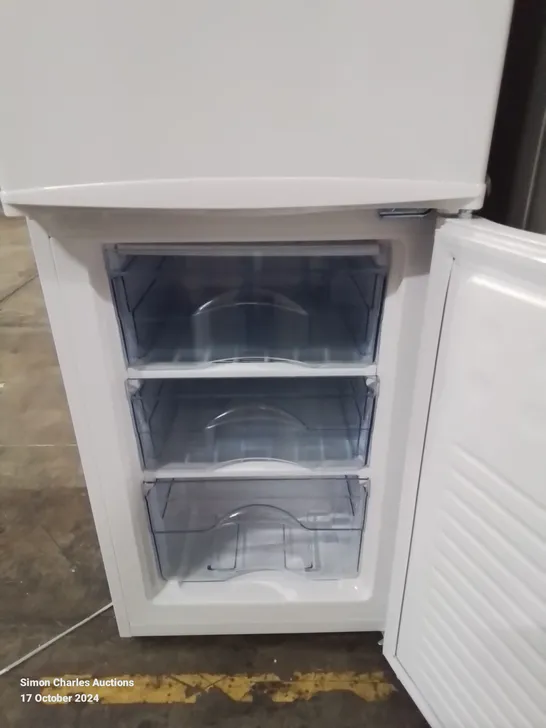 ICEKING FREESTANDING FRIDGE FREEZER IN WHITE - UNPROCESSED RAW RETURN 