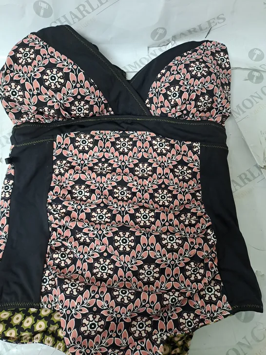 SUNSHINR SWIMSUIT BLACK MULTI SIZE 10 