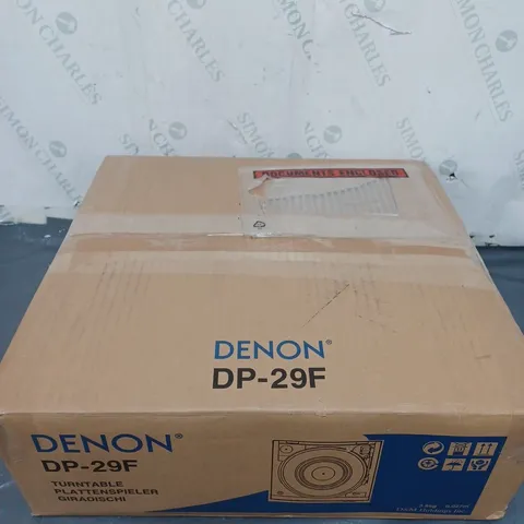 BOXED DENON DP-29F TURNTABLE