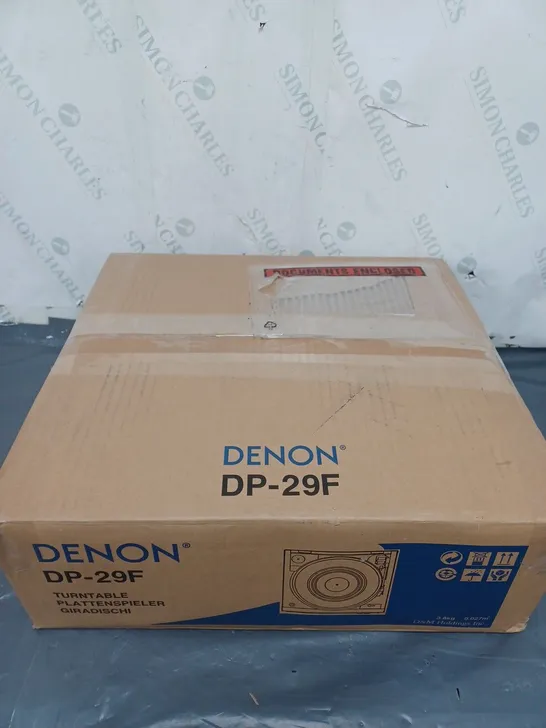 BOXED DENON DP-29F TURNTABLE