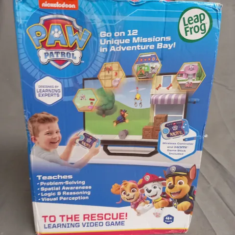 PAW PATROL LEARNING VIDEO GAME