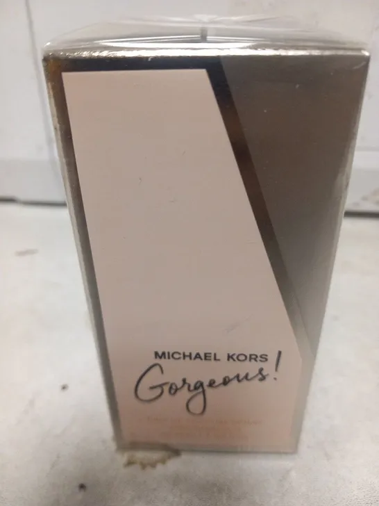 BOXED AND SEALED MICHEAL KORS GORGEOUS EAU DE PARFUM 50ML