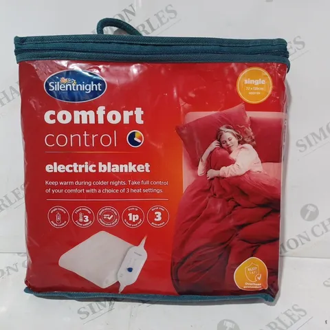 SILENTNIGHT COMFORT CONTROL ELECTRIC BLANKET - SINGLE SIZE