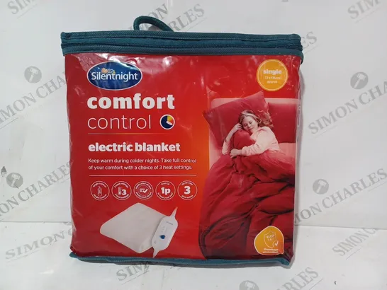 SILENTNIGHT COMFORT CONTROL ELECTRIC BLANKET - SINGLE SIZE