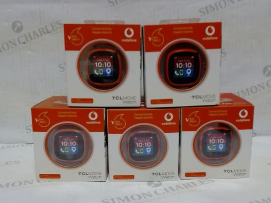 BRAND NEW BOXED VODAFONE TCL MOVE KIDS SMART WATCH - PINK/RED
