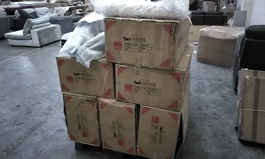 PALLET OF ASSORTED BOXED FURNITURE PARTS (DINING TABLES)