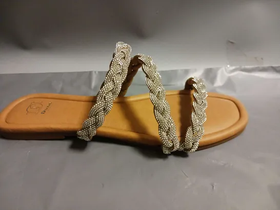 DUNE LADIES SANDALS WITH GLITTER DETAIL SIZE 5