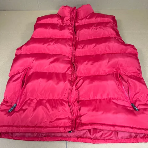 FASHION PUFFER GILET IN RED SIZE 3XL