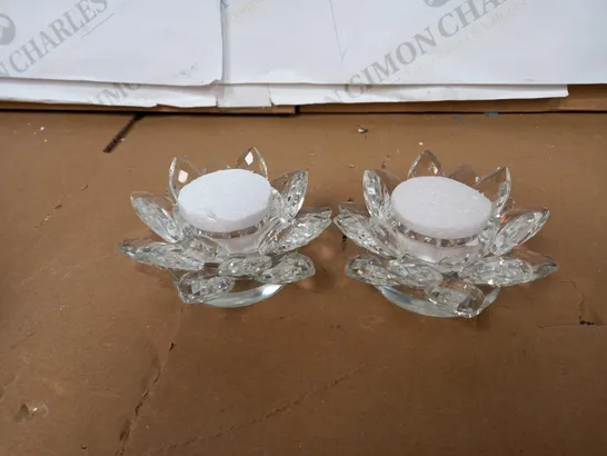 JULIEN MACDONALD SET OF 2 LOTUS FLOWER