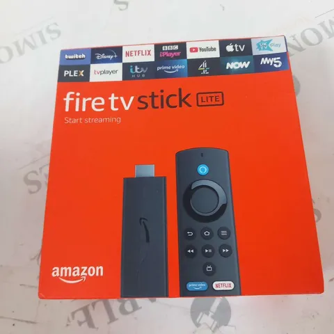 BOXED AMAZON FIRE TV STICK LITE