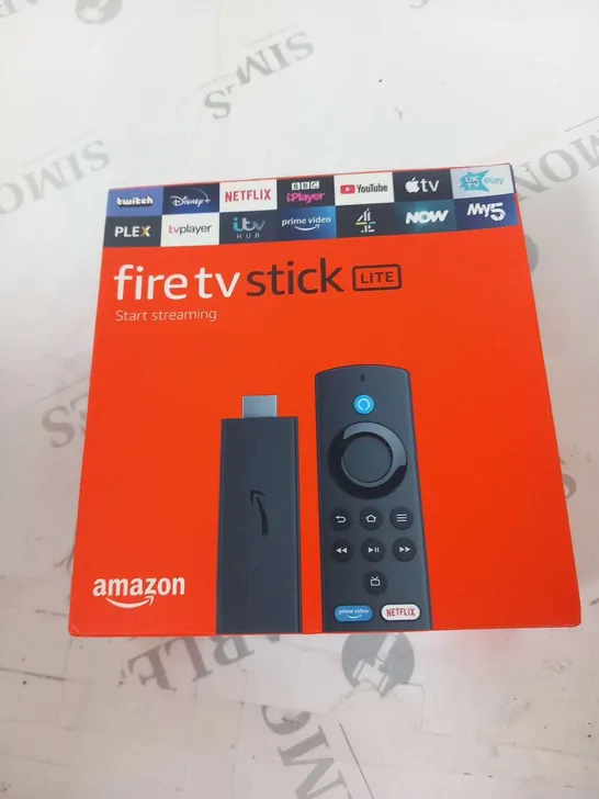 BOXED AMAZON FIRE TV STICK LITE